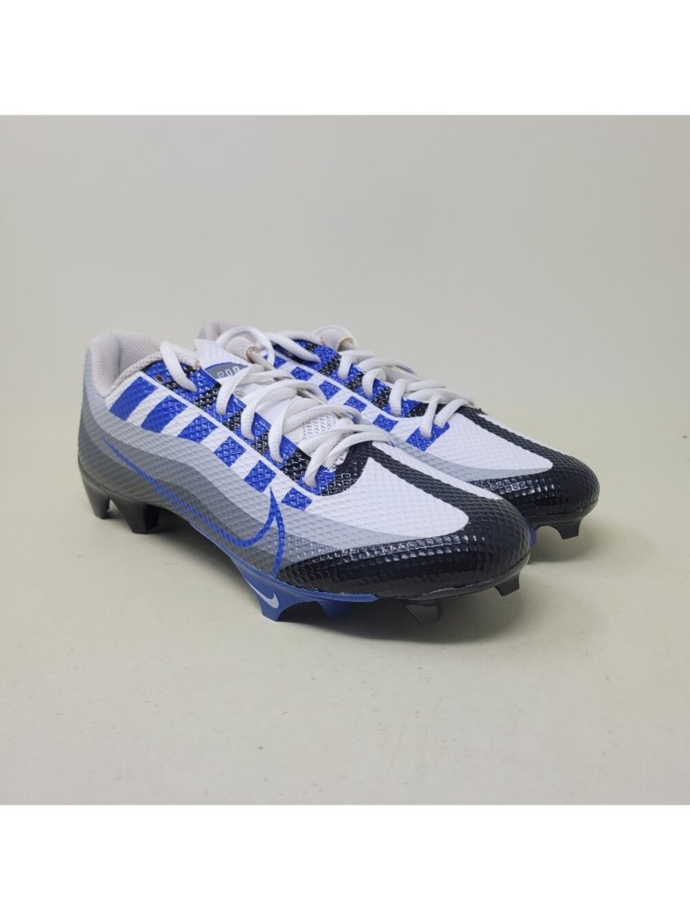 Nike Vapor Edge Speed 360 Football Cleats Royal Black White Size 7.5 DQ5110-041